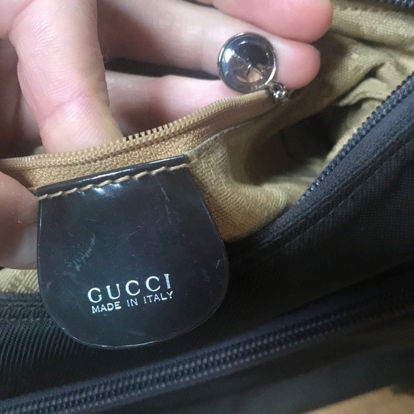 GUCCI vintage purse with bamboo handle - Picture 4 of 13
